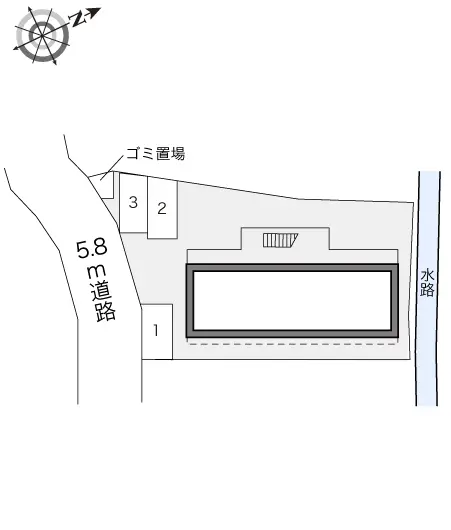 ★手数料０円★高崎市倉賀野町 月極駐車場